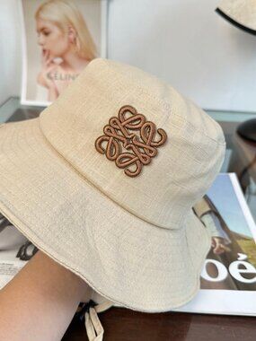 Loewe | Accessories | Loewe Cream Monogram Bucket Hat With  display picture 2